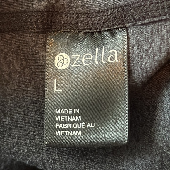 Zella Slim Fit Jogger Leggings in Heathered Black Size Large - Picture 8 of 9